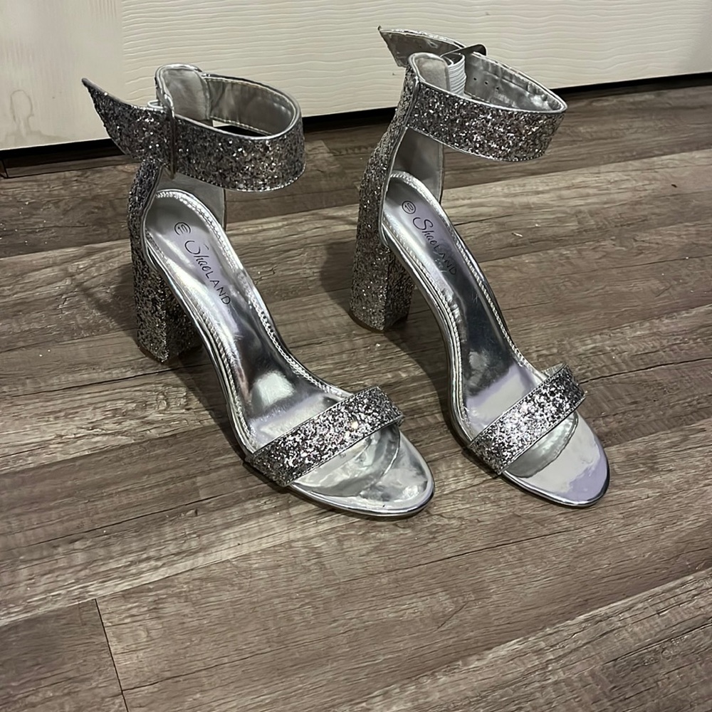 Shoeland silver heels